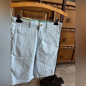 Class Club Size 16 Boy’s Striped Lt. Blue/White Modern Fit Shorts